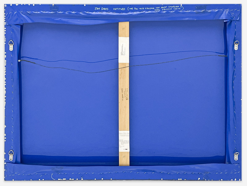 Jay Davis - Untitled (One Tall White Structure with House Connected to One Small Structure with House)