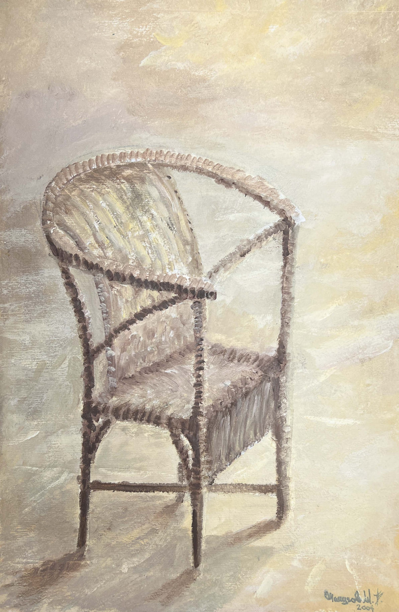 Marysole Wörner Baz - Chairs, Books, and Mushrooms, Group of 6 pieces