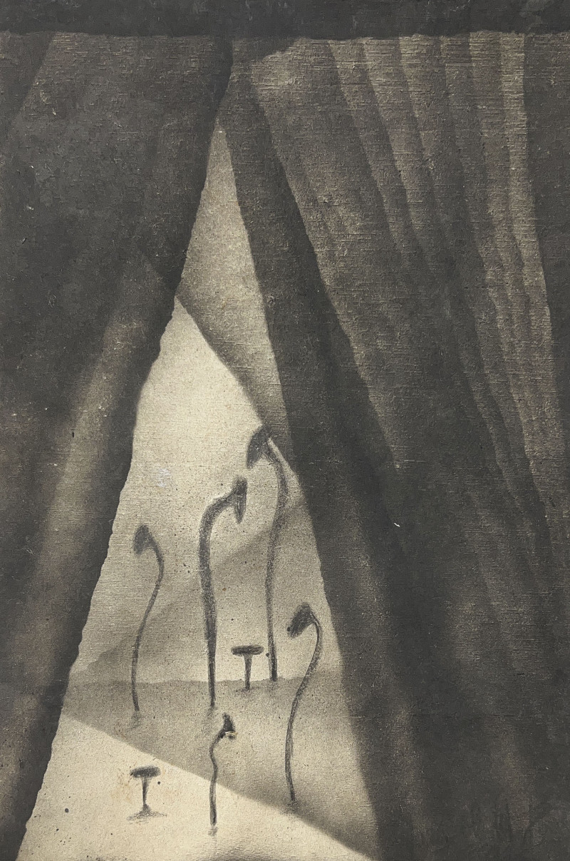 Marysole Wörner Baz - Chairs, Books, and Mushrooms, Group of 6 pieces