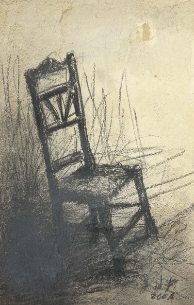 Marysole Wörner Baz - Chairs, Books, and Mushrooms, Group of 6 pieces