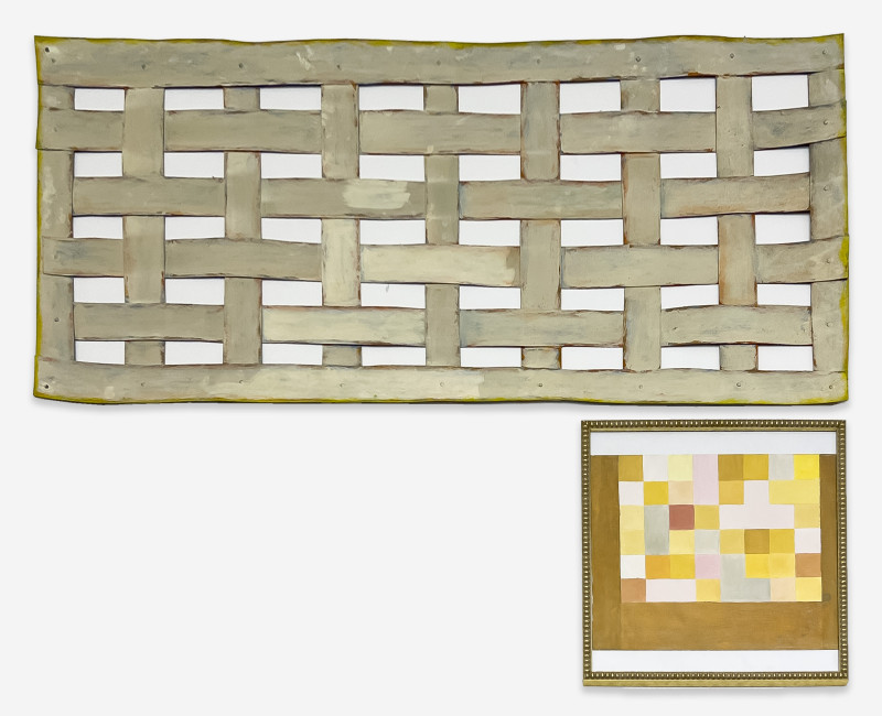 Tom Holland - Untitled (Geometirc Composition) / Malibu Series #27 (2 Works)