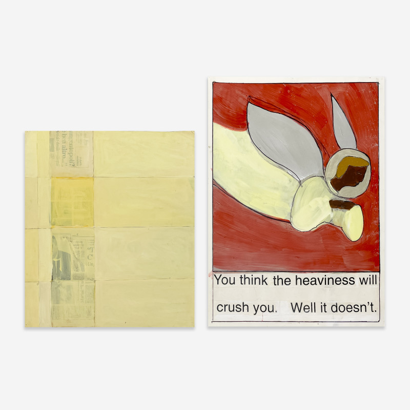 Jeanne Risica and Ronald Ottaviano - You think the heaviness will crush you. Well it doesn&apos;t. / Untitled (2 Works)