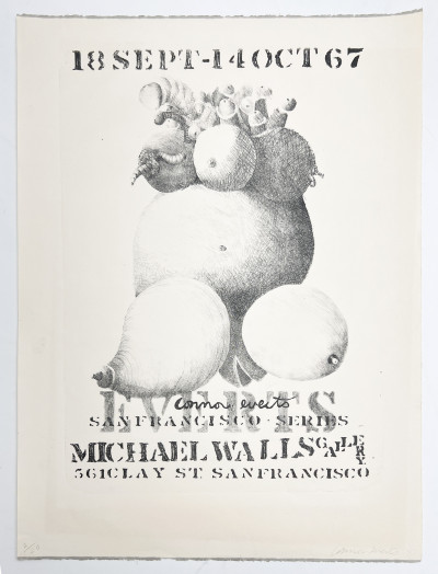 Connor Everts - Untitled (Scissors) / Everts San Francisco Series Poster (2 Works)
