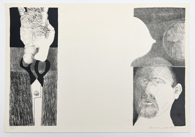 Connor Everts - Untitled (Scissors) / Everts San Francisco Series Poster (2 Works)