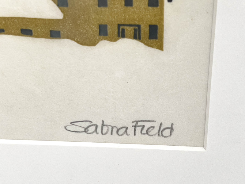 Sabra Johnson Field - Winter in White River Valley I, II, III (3 Works)