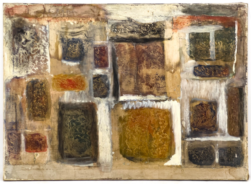 Martha McKay - Untitled (Forms in Brown, Red, and Orange)