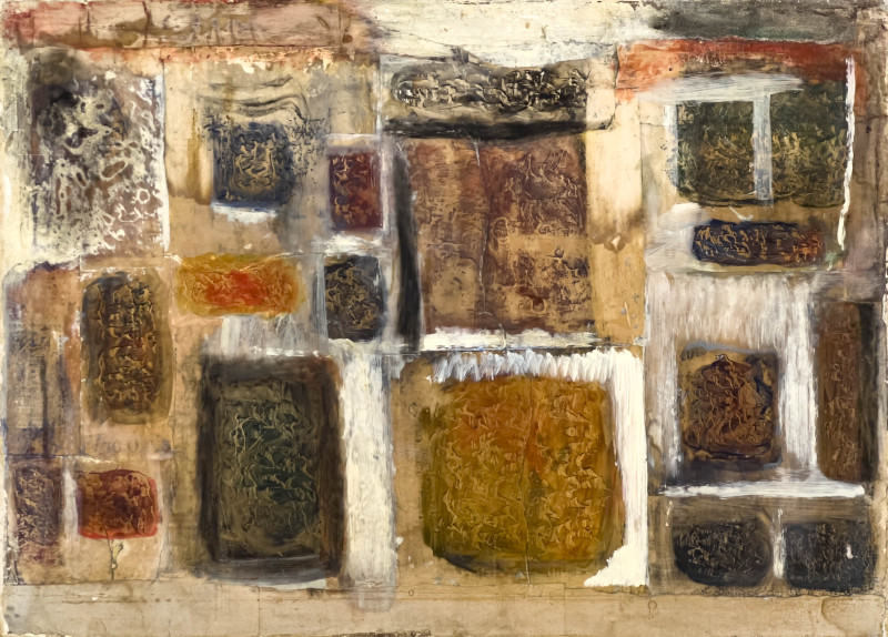 Martha McKay - Untitled (Forms in Brown, Red, and Orange)