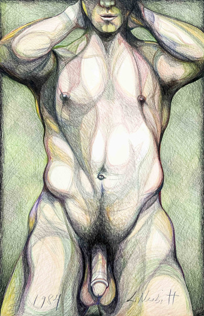 Image for Lot Lowell Nesbitt - Male Nude