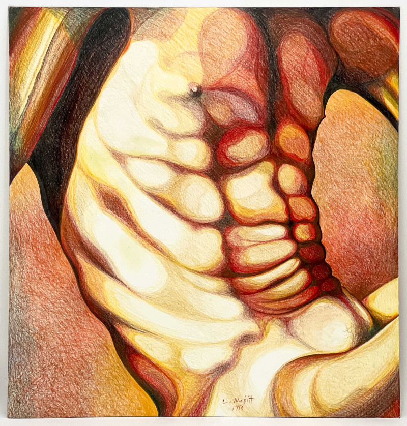 Lowell Nesbitt - Untitled (Male Torso)
