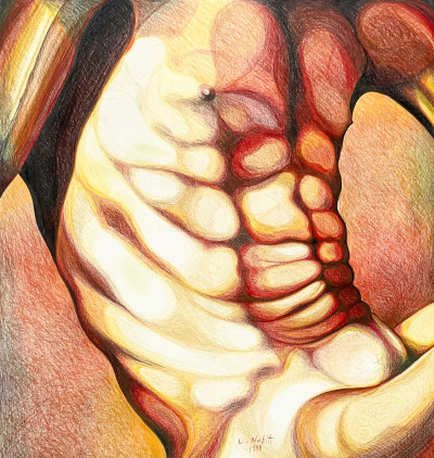 Image for Lot Lowell Nesbitt - Untitled (Male Torso)