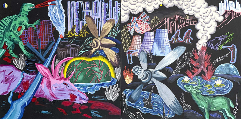 Janet Cooling - Matters of Life and Death / Death of Innocence (Diptych)