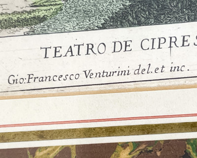 Giovanni Francesco Venturini - Two Works from Le Fontane del Giardino Estense in Tivoli