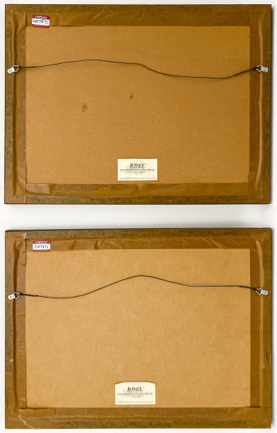 Giovanni Francesco Venturini - Two Works from Le Fontane del Giardino Estense in Tivoli