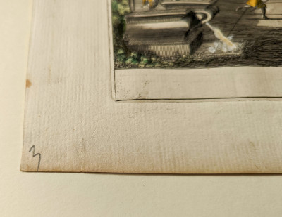 Giovanni Francesco Venturini - Two Works from Le Fontane del Giardino Estense in Tivoli