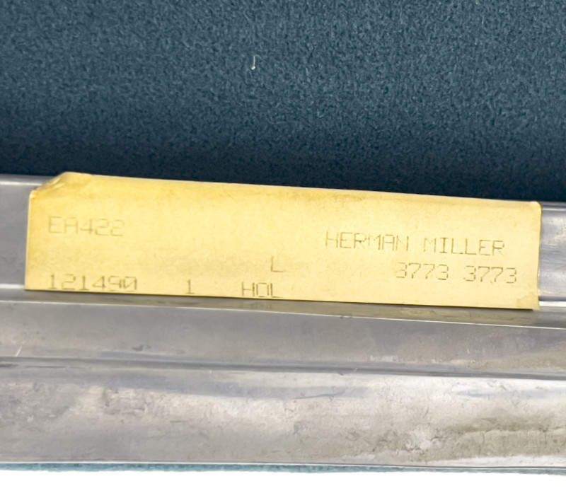 Charles and Ray Eames - Two Soft Pad Lounge Chairs and One Ottoman, for Herman Miller