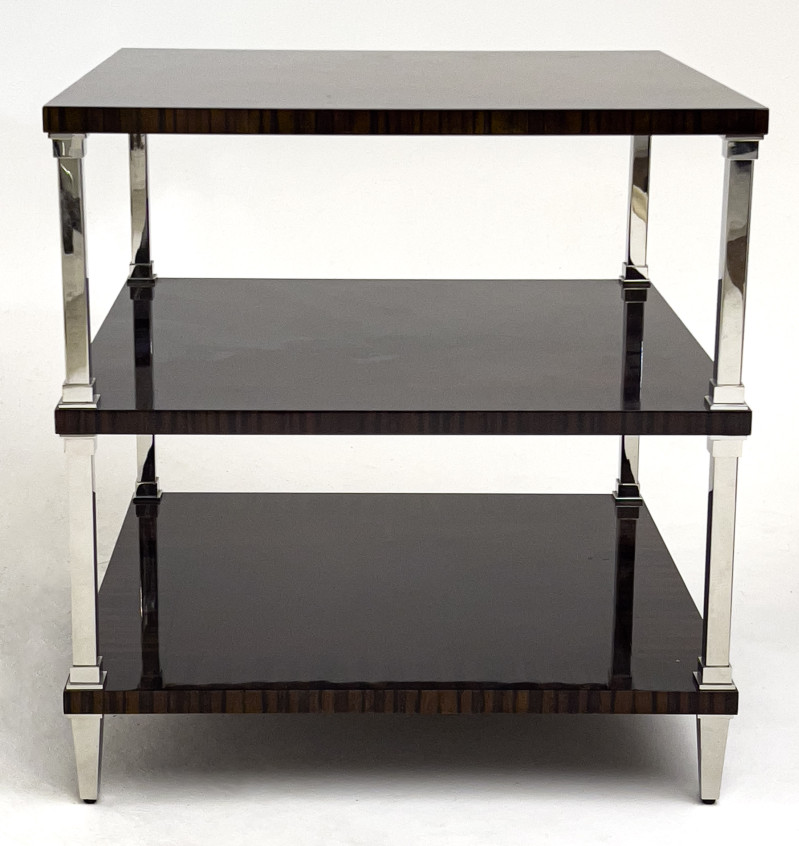 Bolier Tiered Tables, Pair