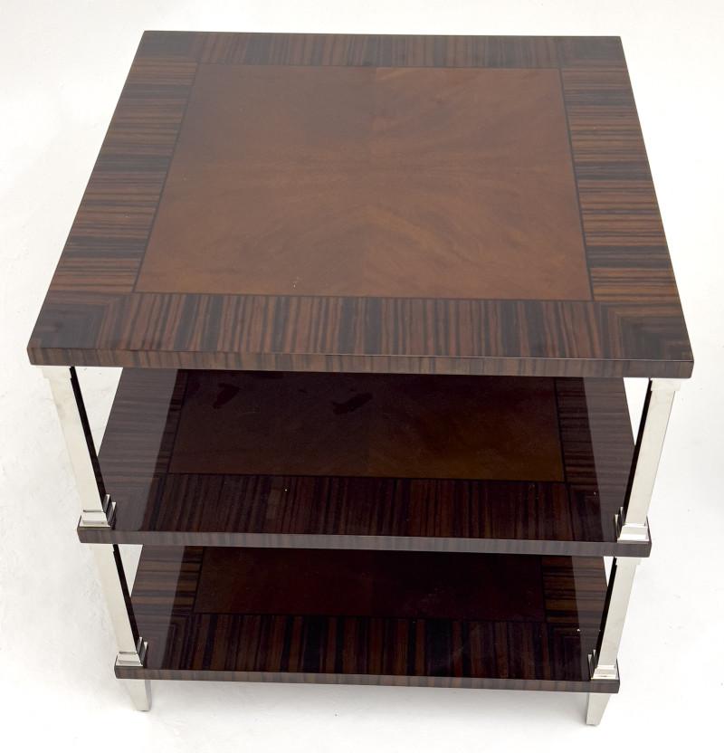 Bolier Tiered Tables, Pair