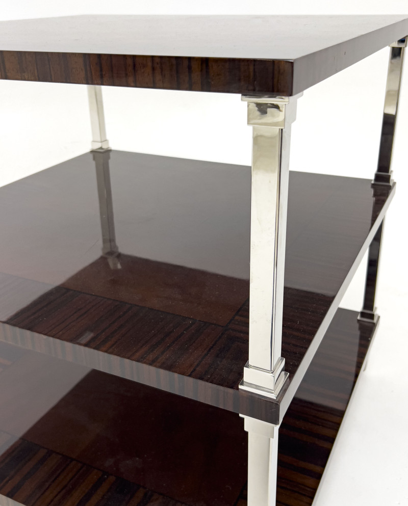 Bolier Tiered Tables, Pair