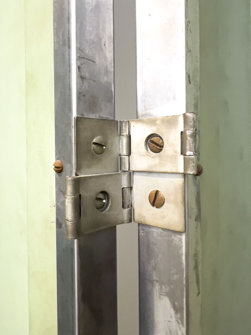 Monumental Modernist Mirrored Folding Screen