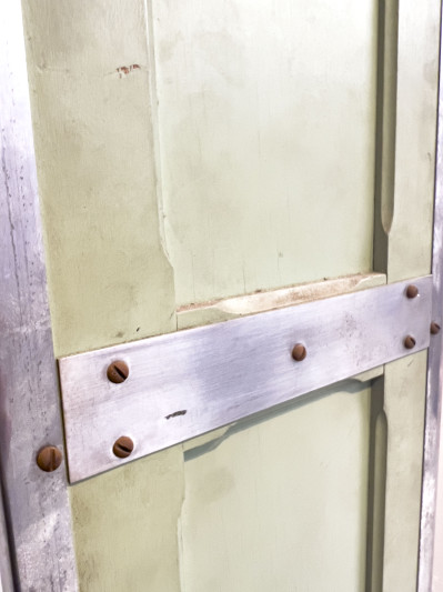 Monumental Modernist Mirrored Folding Screen