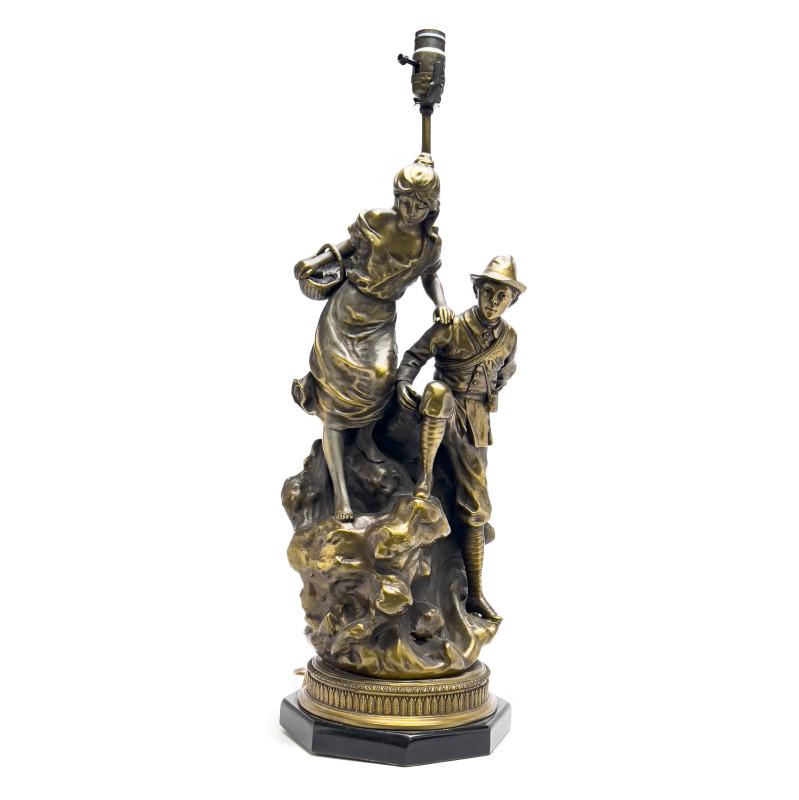 After Jean Garnier Passage Difficile Sculpture Lamp