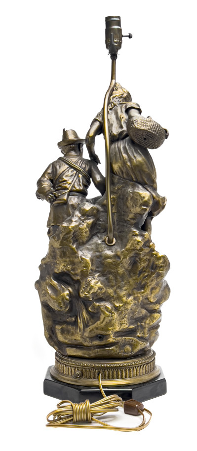 After Jean Garnier Passage Difficile Sculpture Lamp