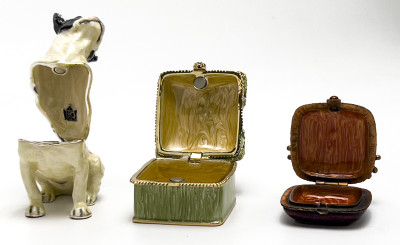 Jeweled Trinket Boxes, Group of 4