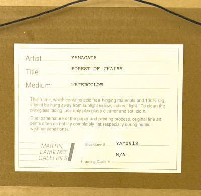 Hiro Yamagata - Forest of the Chairs