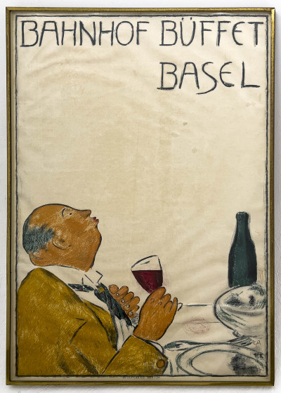 Cuno Amiet - Bahnhof Buffet Basel Poster
