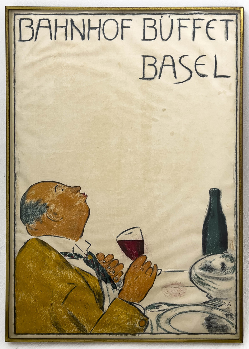Cuno Amiet - Bahnhof Buffet Basel Poster