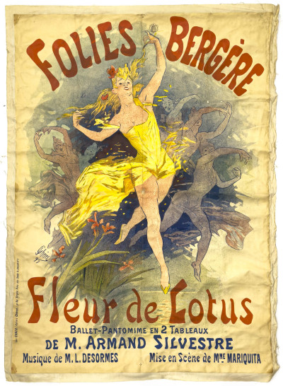 Jules Chéret - Folies Bergere, Fleur De Lotus