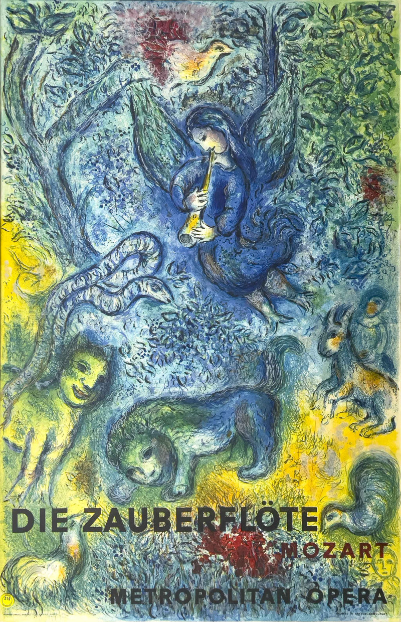 Marc Chagall - Die Zauberflote Mozart Metropolitan Opera
