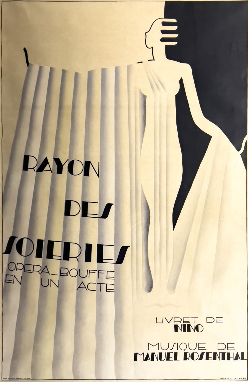 Maurice Dufrêne - Rayon Des Soieries Opera Bouffe Poster