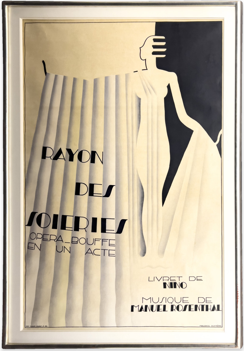 Maurice Dufrêne - Rayon Des Soieries Opera Bouffe Poster
