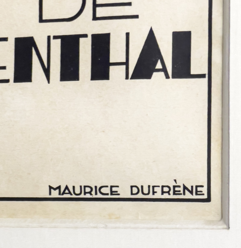 Maurice Dufrêne - Rayon Des Soieries Opera Bouffe Poster