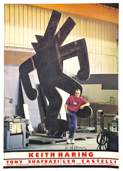 Keith Haring - Shafrazi/Castelli Gallery Poster