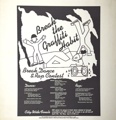 1985 Break Dance and Rap Contest  Screenprints (2 Works)