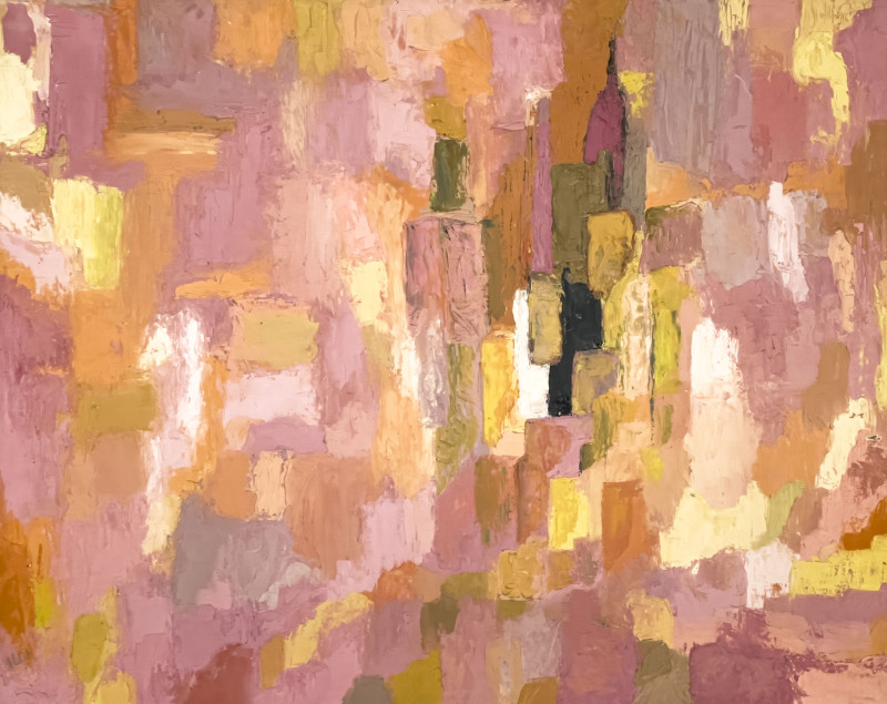 Unknown Artist - Abstract City Painting