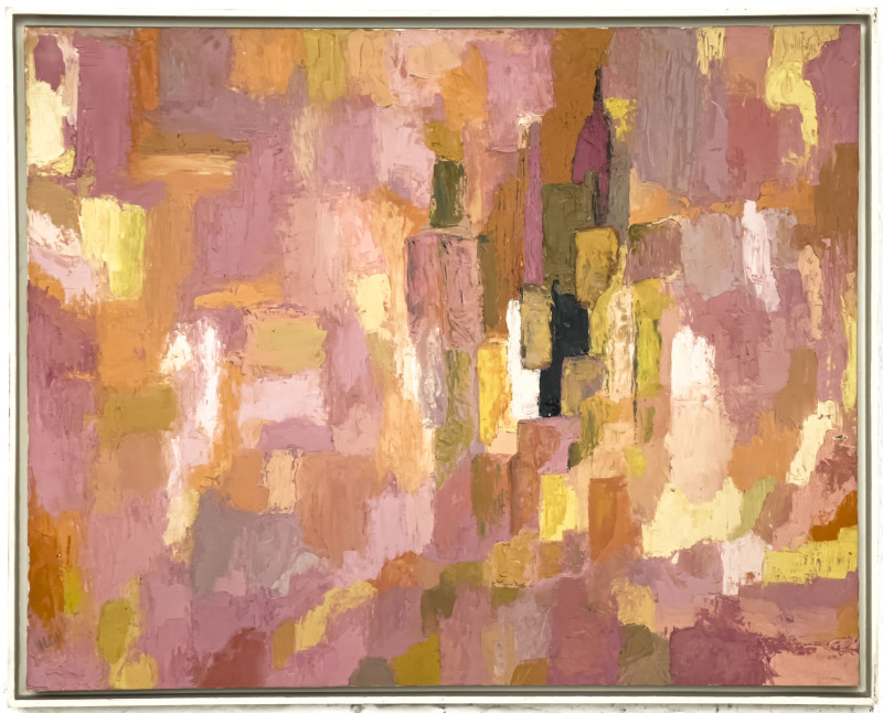 Unknown Artist - Abstract City Painting