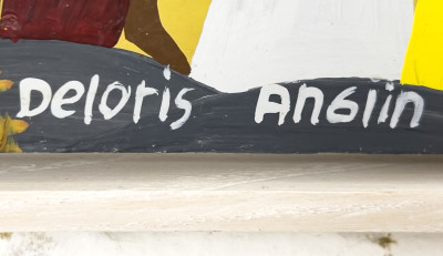 Deloris Anglin - Untitled (Figures and Boats)