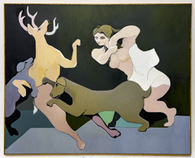 Leonard Alberts - Diana, Actaeon, &amp; 2 Dogs