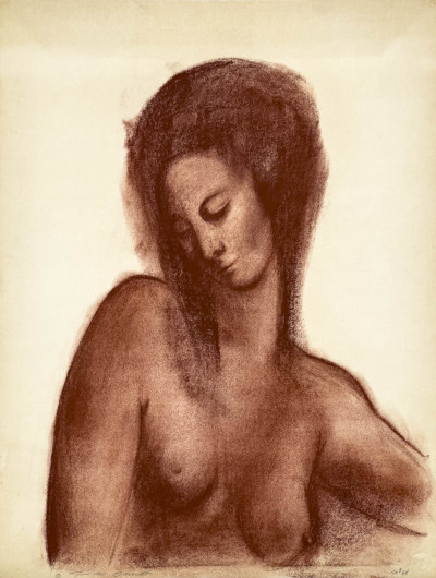 Thomas Barnett - Untitled (Red Nudes), Group of 2