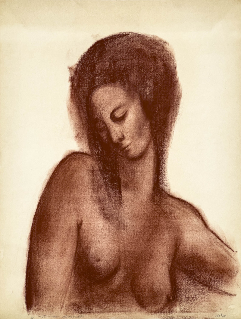 Thomas Barnett - Untitled (Red Nudes), Group of 2