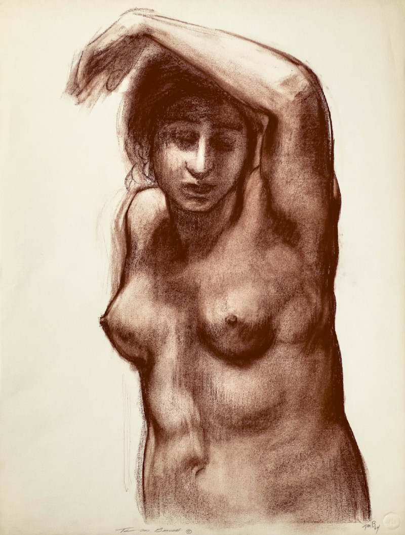 Thomas Barnett - Untitled (Red Nudes), Group of 2