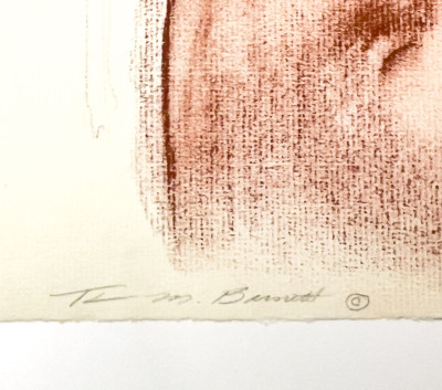 Thomas Barnett - Untitled (Red Nudes), Group of 2