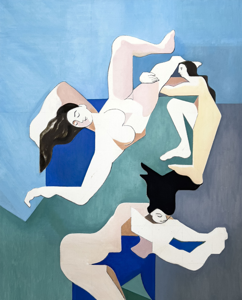 Leonard Alberts - Bathers Duet (Diptych)