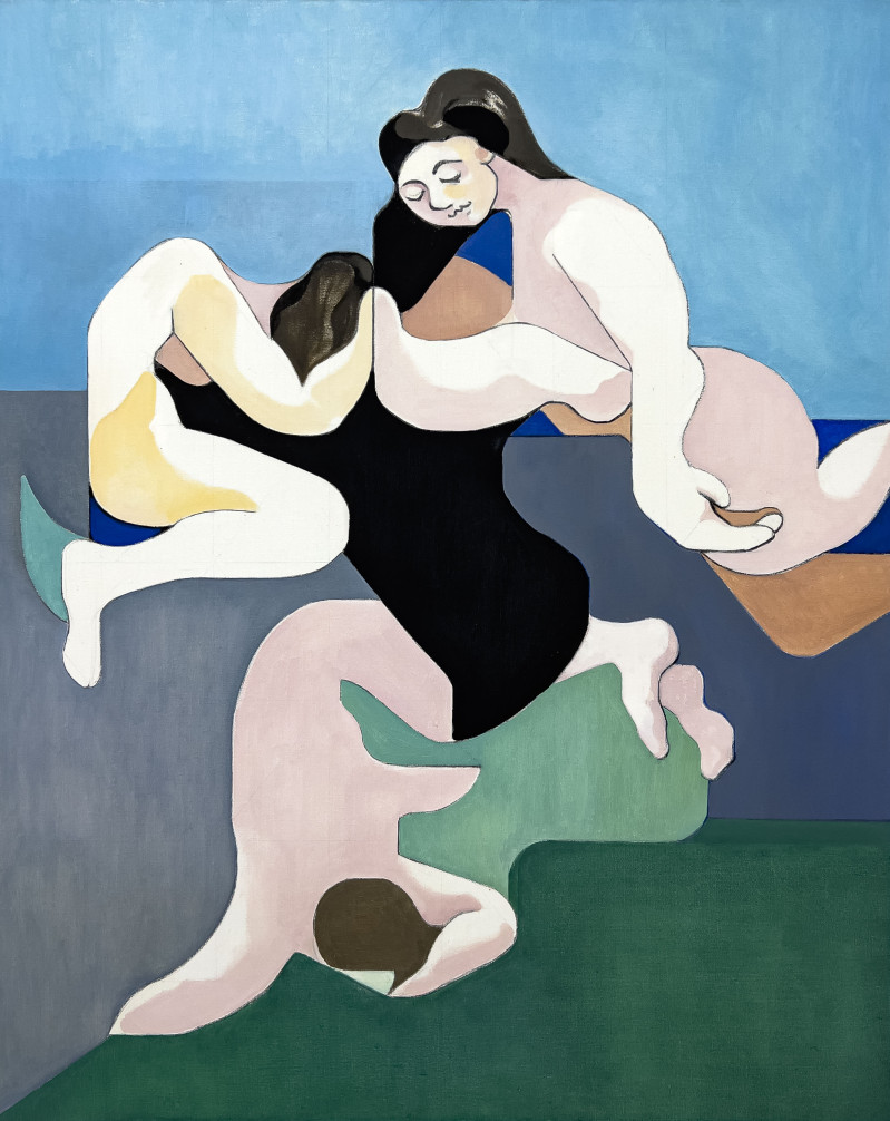 Leonard Alberts - Bathers Duet (Diptych)