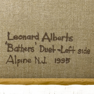 Leonard Alberts - Bathers Duet (Diptych)