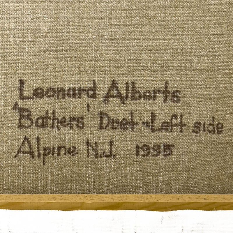 Leonard Alberts - Bathers Duet (Diptych)