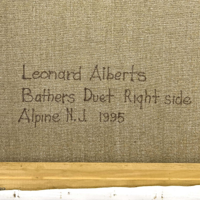 Leonard Alberts - Bathers Duet (Diptych)